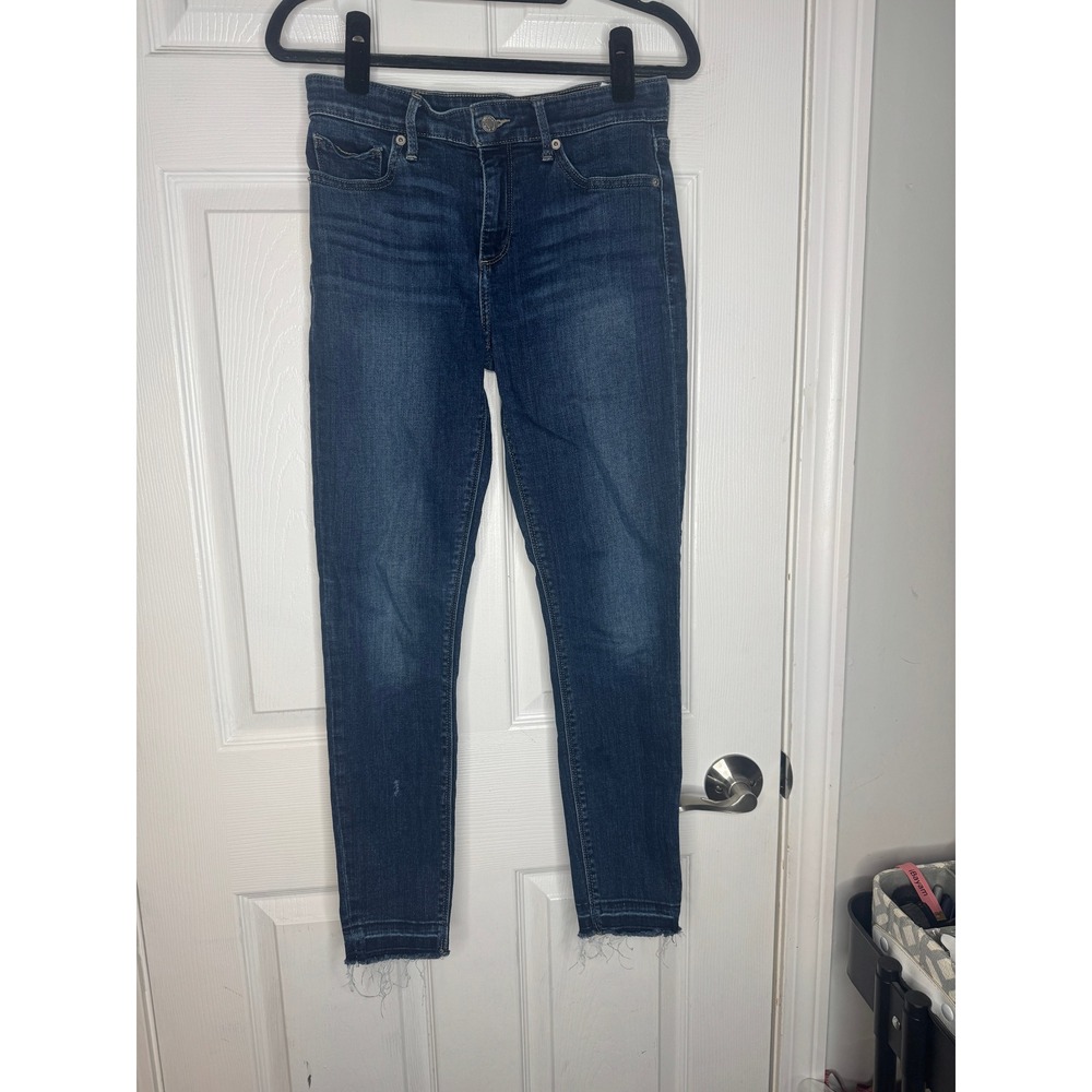 Lucky Brand Ava Skinny Jeans Raw Hem‎ Size 4/27